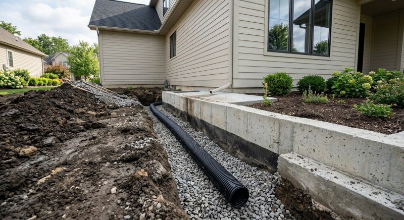 Foundation Drain Replacement in Tuscaloosa, AL