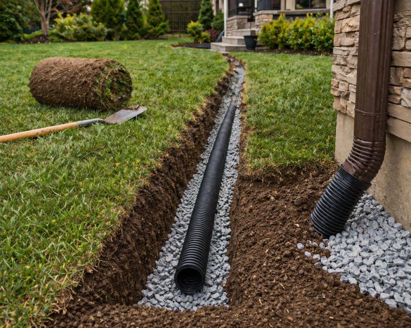 Garden Drainage Installation in Tuscaloosa, AL
