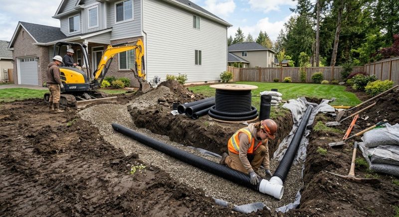 Lawn Drains Installation in Tuscaloosa, AL