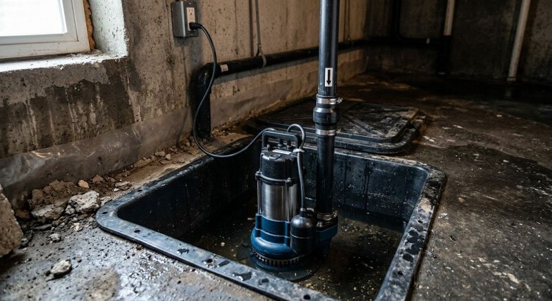Sump Pump Plumbing in Warwick, RI